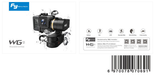 Estabilizador Feiyu WG2 para cámaras deportivas